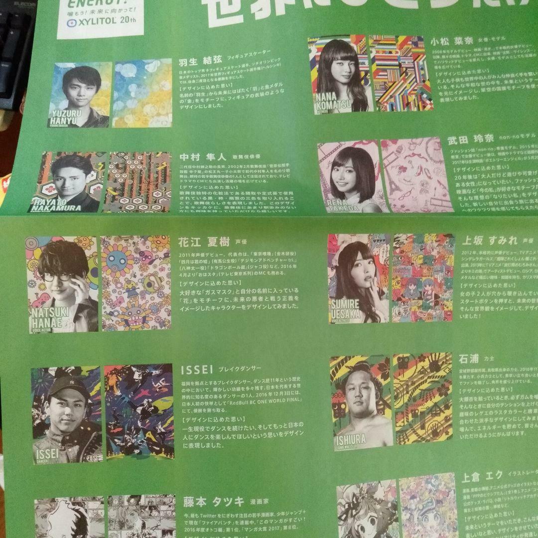 ロッテキシリトール20周年 読売新聞　羽生結弦