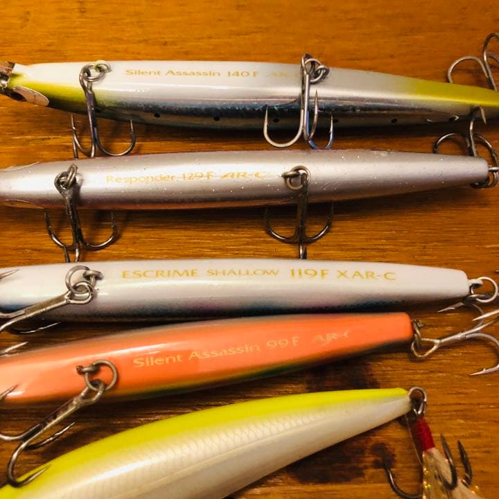 シマノ シーバスミノー5本セット サイレントアサシン