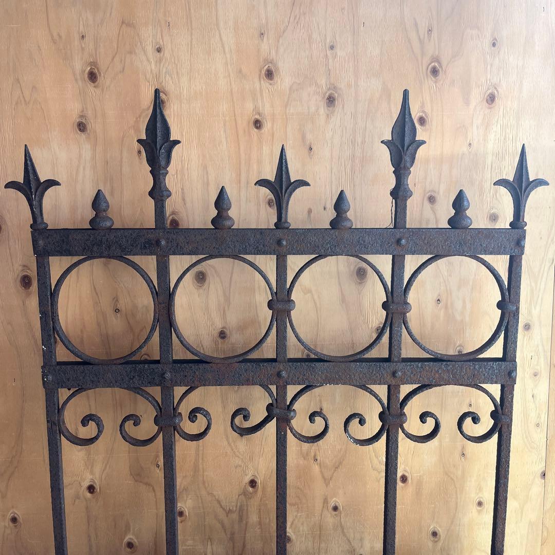 ビンテージ アイアンフェンス ガーデニング 暖炉 ブックシェルフ ラック 什器