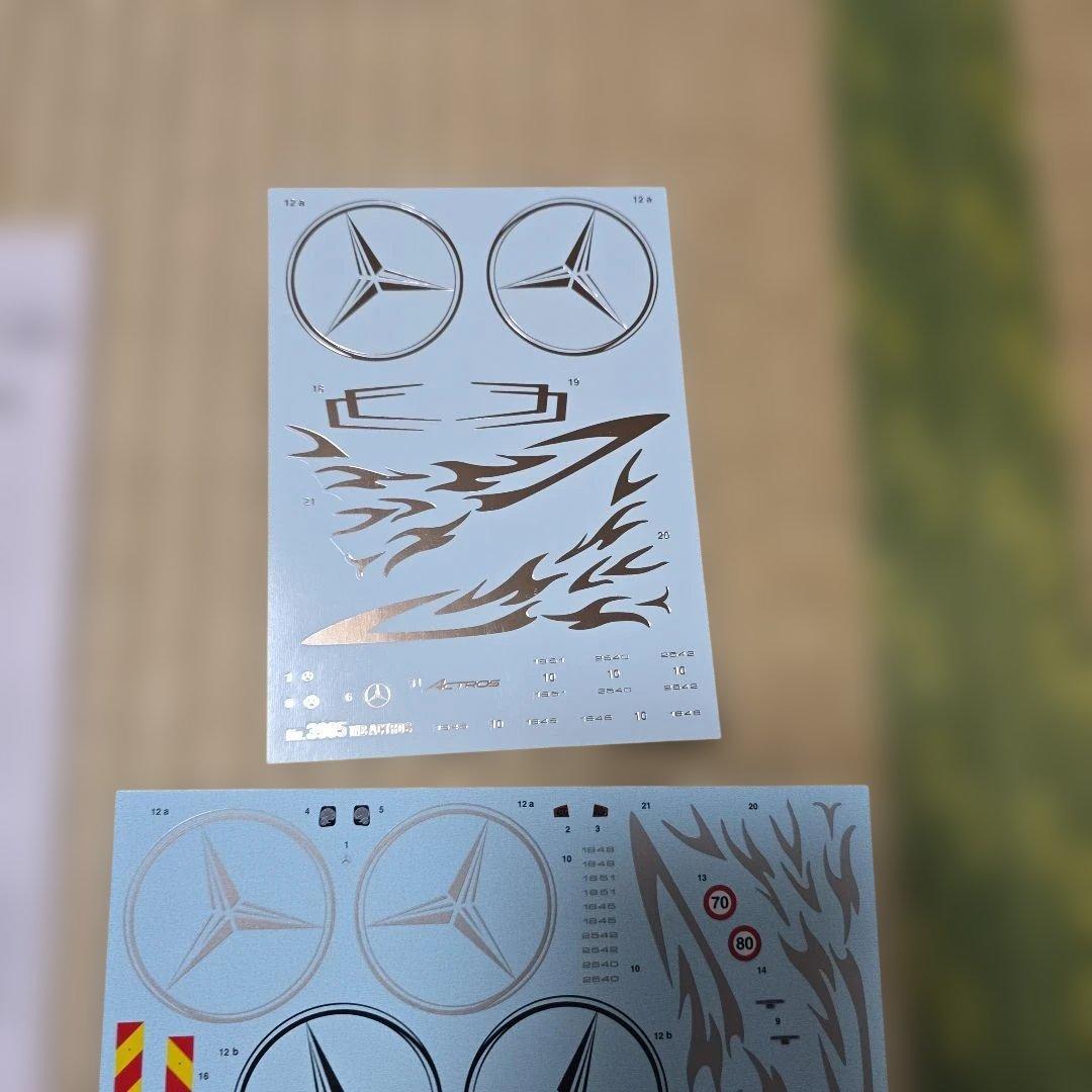 ITALERI メルセデス・ベンツ アクトロス MP4 ギガスペース 1:24