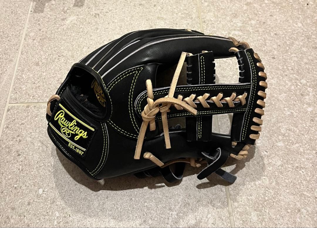 ✅【美品】ローリングス 軟式 内野手用グローブ 岡本和真モデル