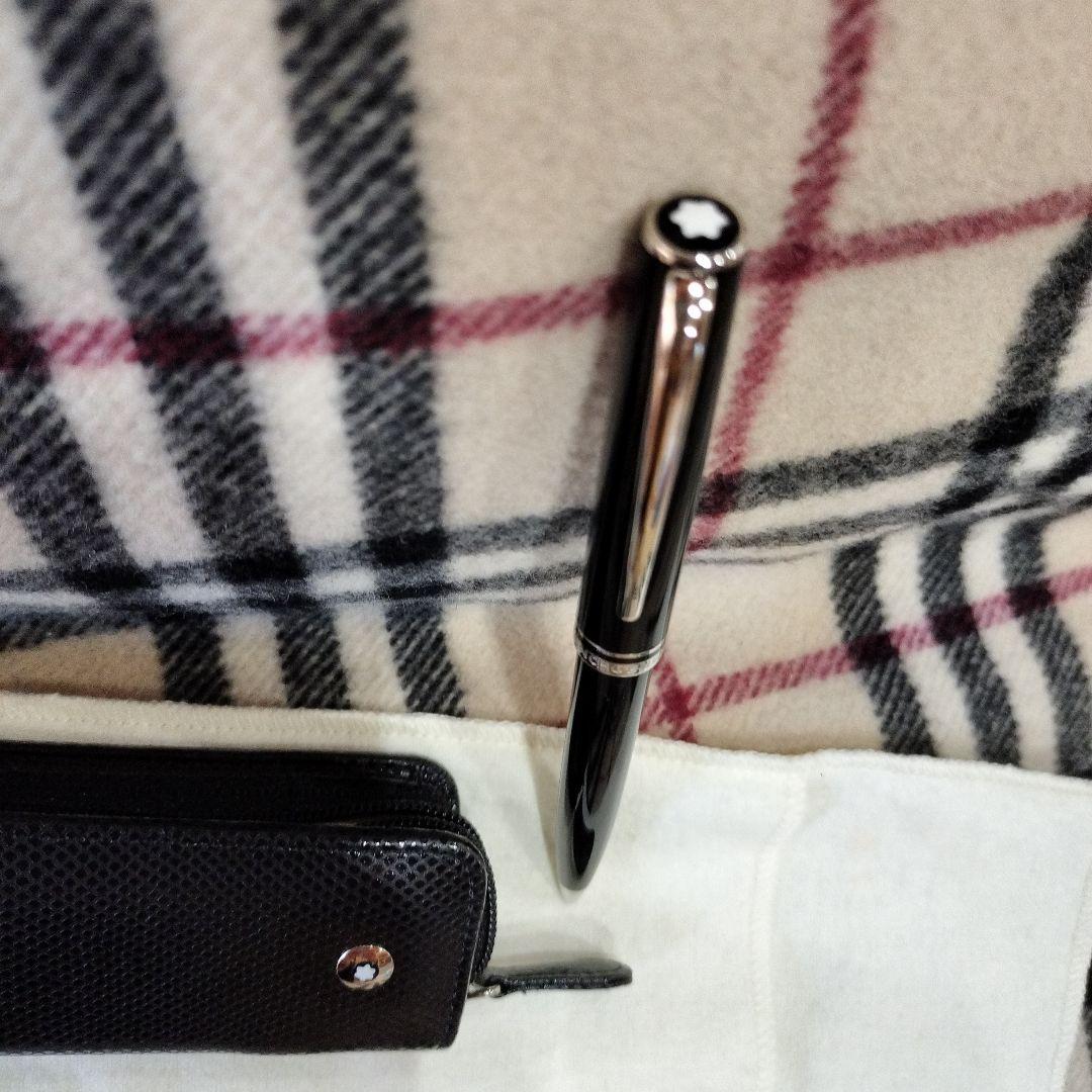 Mont Blanc Generationボールペン黒とケース 黒