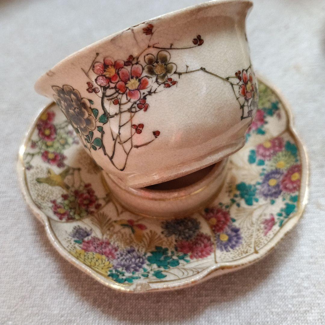 京都 粟田 錦光山 茶器セット 箱付き