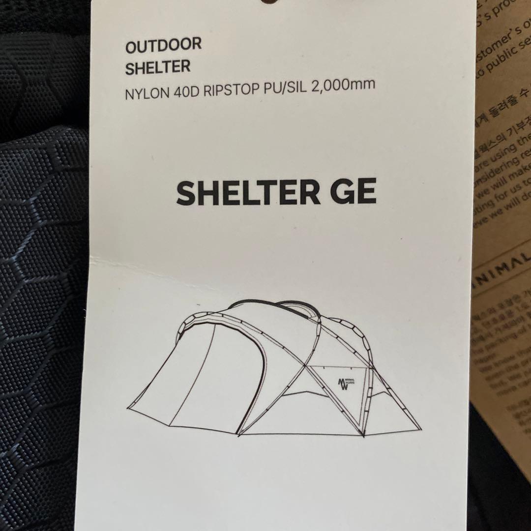 MINIMAL WORKS シェルターGE