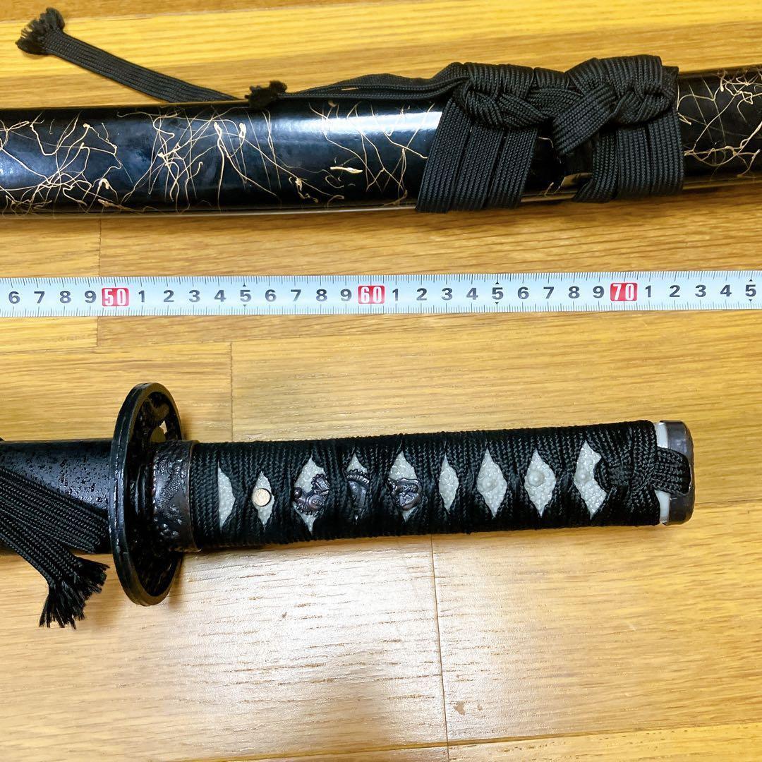 模造刀】大小拵え 2本セット 打刀と脇差 約103cm 72cm