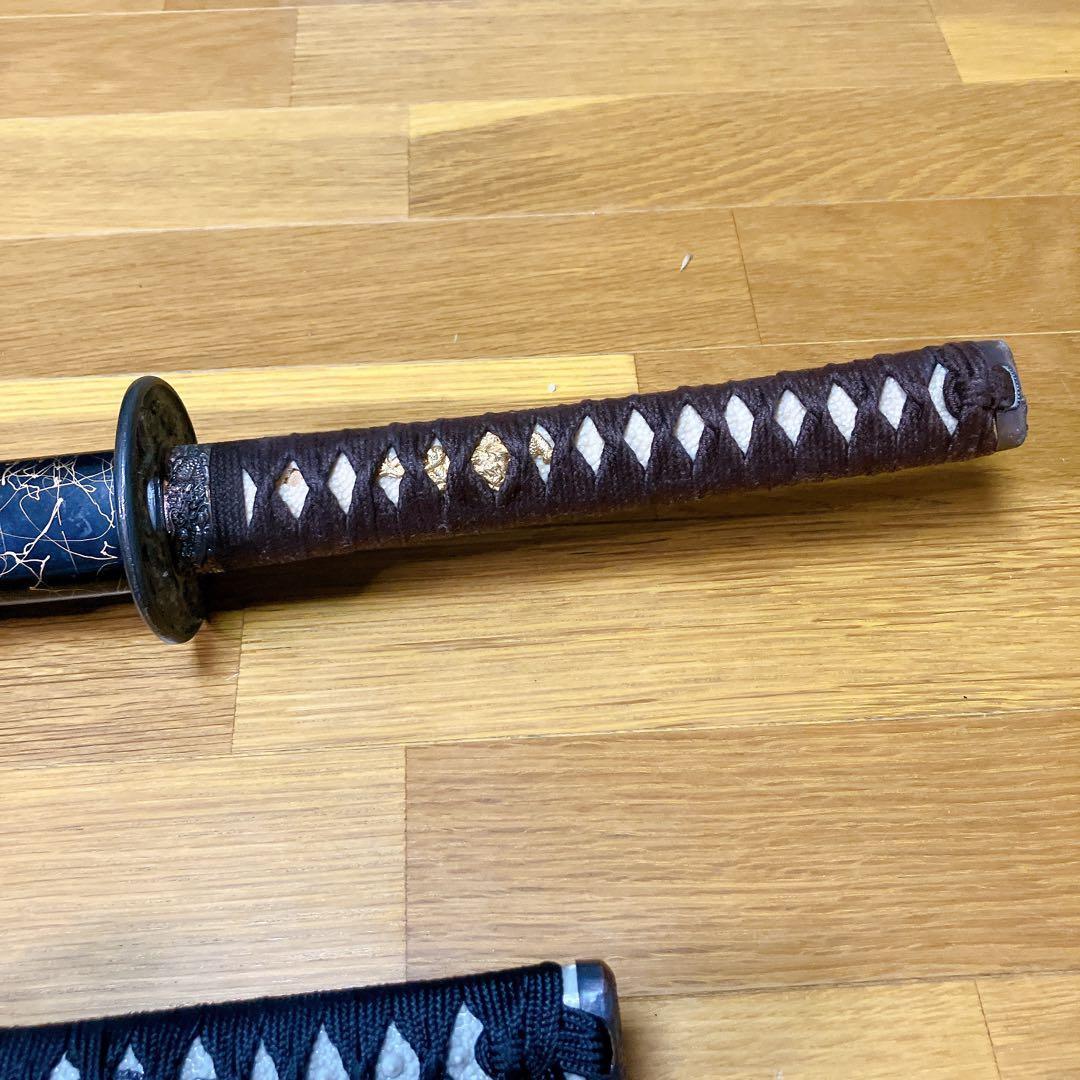 模造刀】大小拵え 2本セット 打刀と脇差 約103cm 72cm