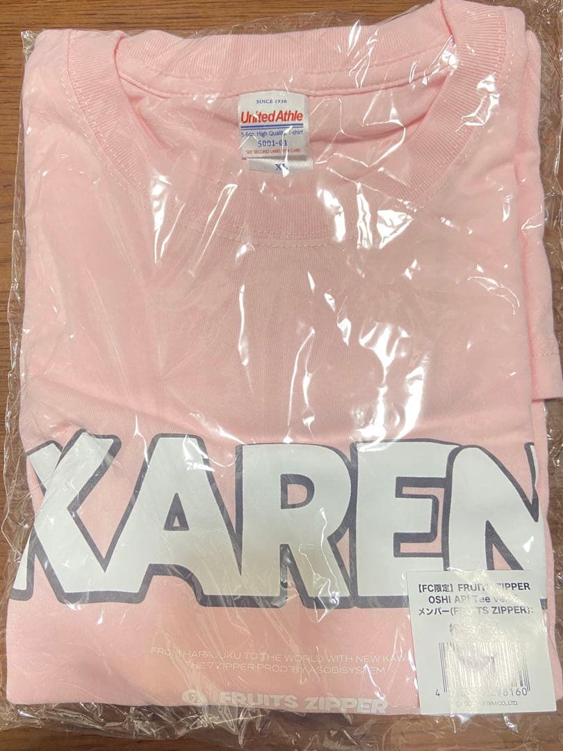 [FC限定］ FRUITS ZIPPER OSHI API Tee 松本かれん