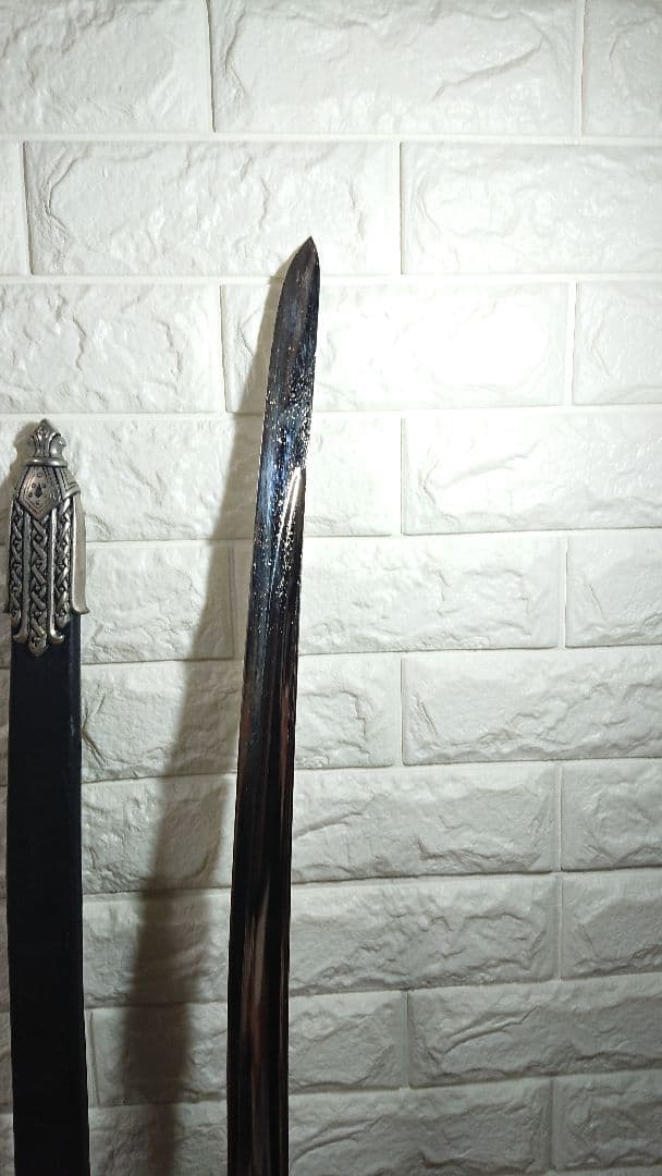 稀少 DENIX ブラック・バート 海賊サーベル 95cm シルバー 模造刀