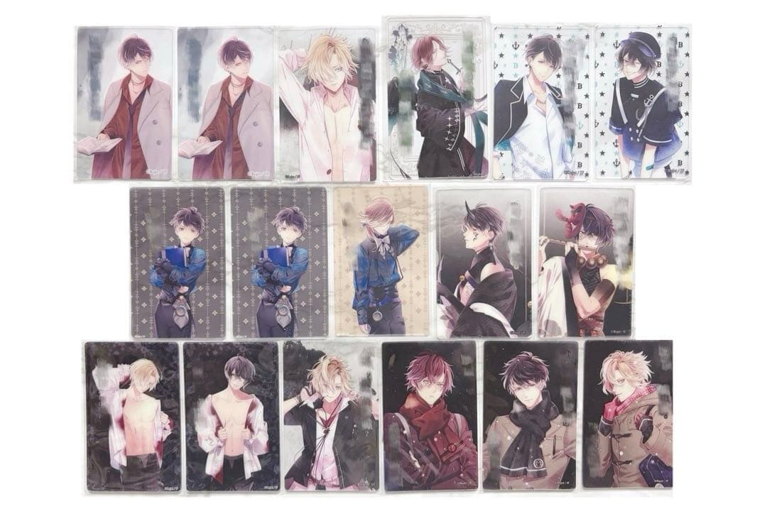 ディアラバ 受注限定 メッセージ入り缶バッジ99点/クリアカード79点