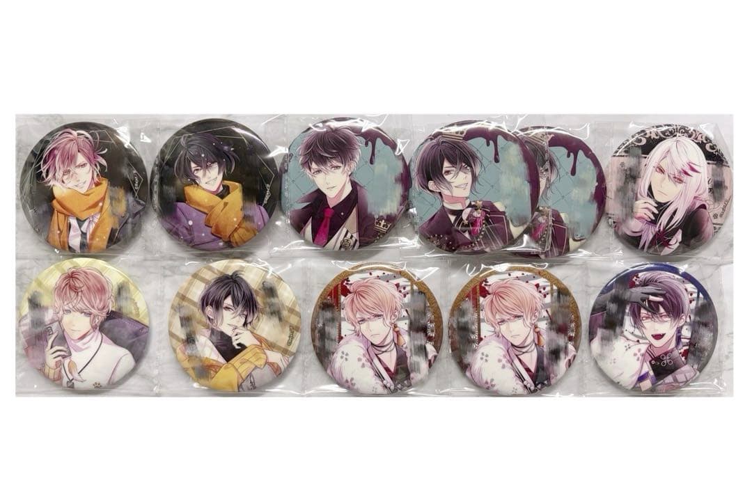 ディアラバ 受注限定 メッセージ入り缶バッジ99点/クリアカード79点