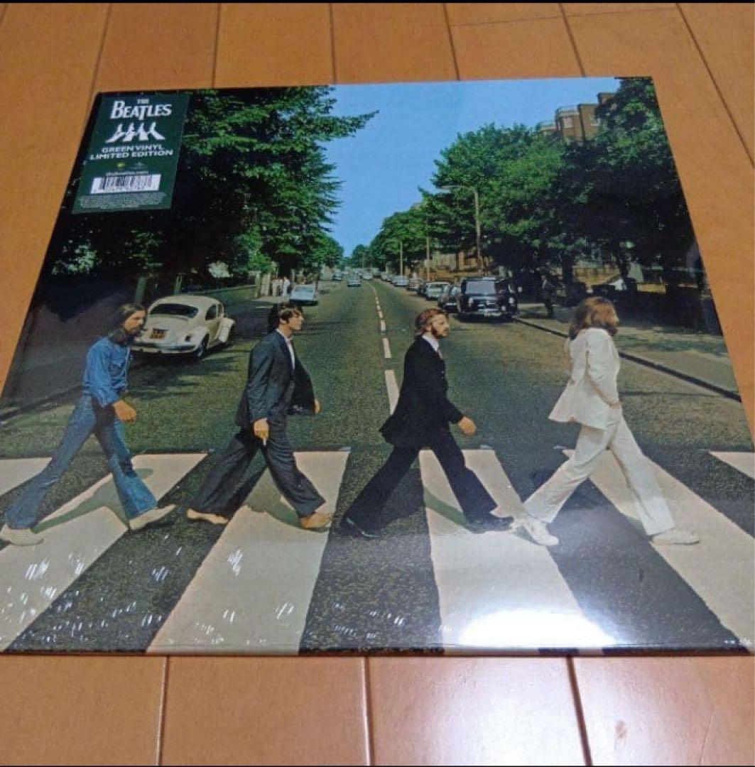 新品★ビートルズ『Abbey Road」180g重量盤 グリーンカラーヴァイナル