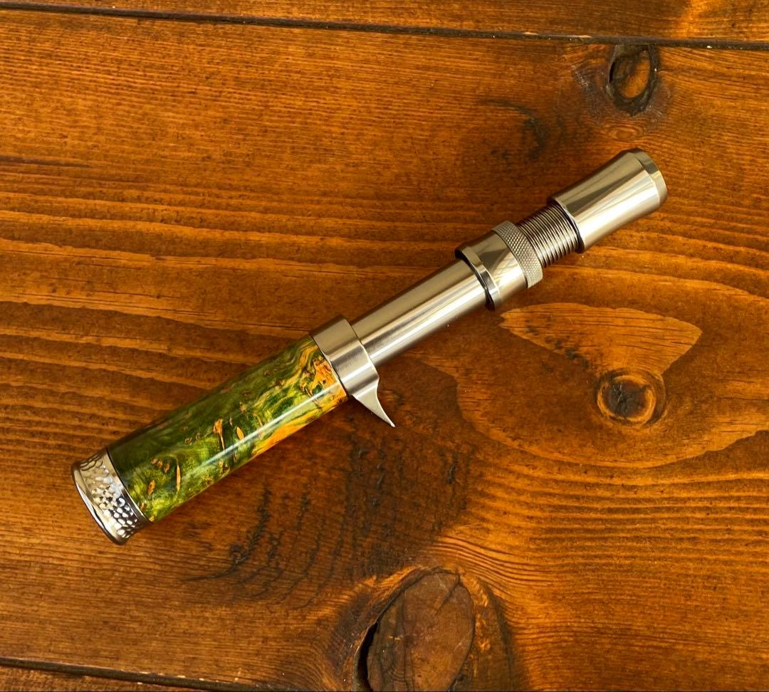 トラウトグリップ　インロッドフェルール　渓流　ベイトロッド　スタビライズドウッド