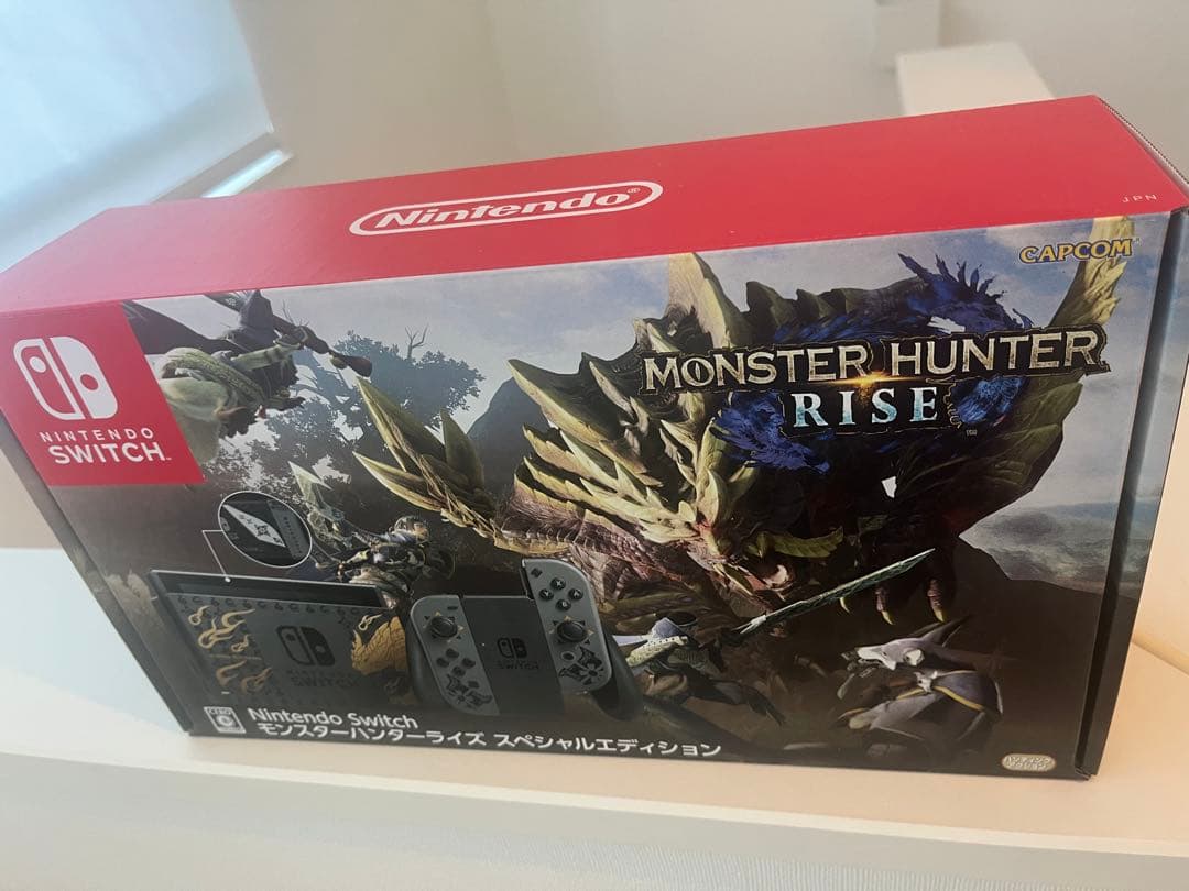 新品未開封 Switch 本体 モンスターハンターライズ エディション　モンハン