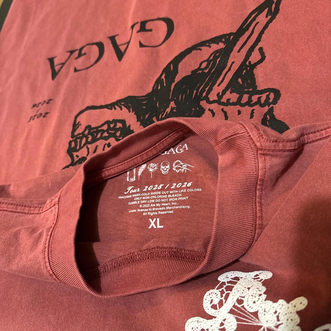 新品未使用: Lady GAGA KILLAH LACED SS TEE XL