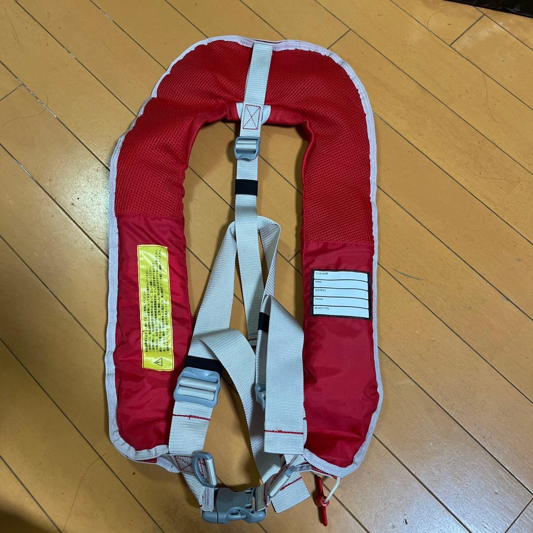 SHIMANO 膨張式ライフジャケット レッド