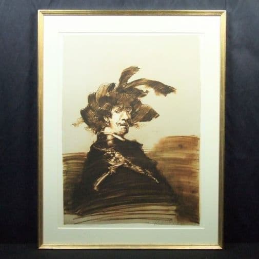 クロード・ワイズバッシュ　オリジナルカラーリトグラフ　250部限定／大型作品