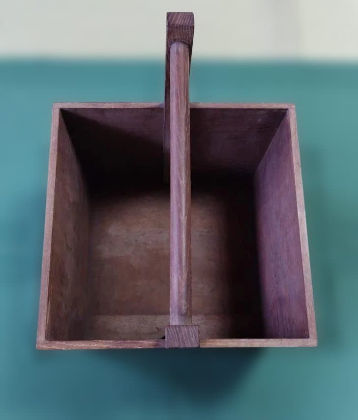 茶道具　炭取り箱　箱炭斗　炭入れ