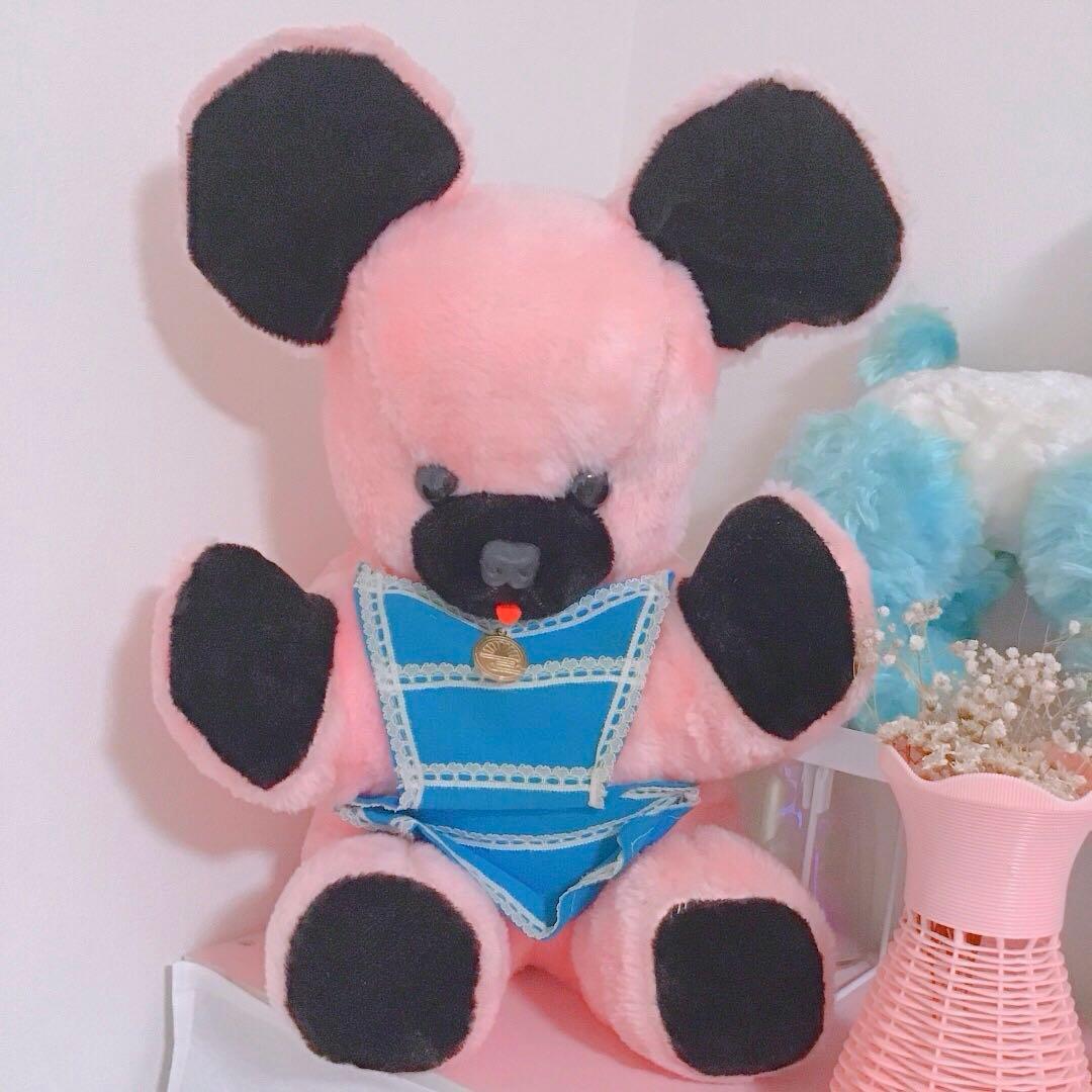 レア 綺麗 大きな可愛い子 ヴィンテージ くま ぬいぐるみ レトロ テディベア