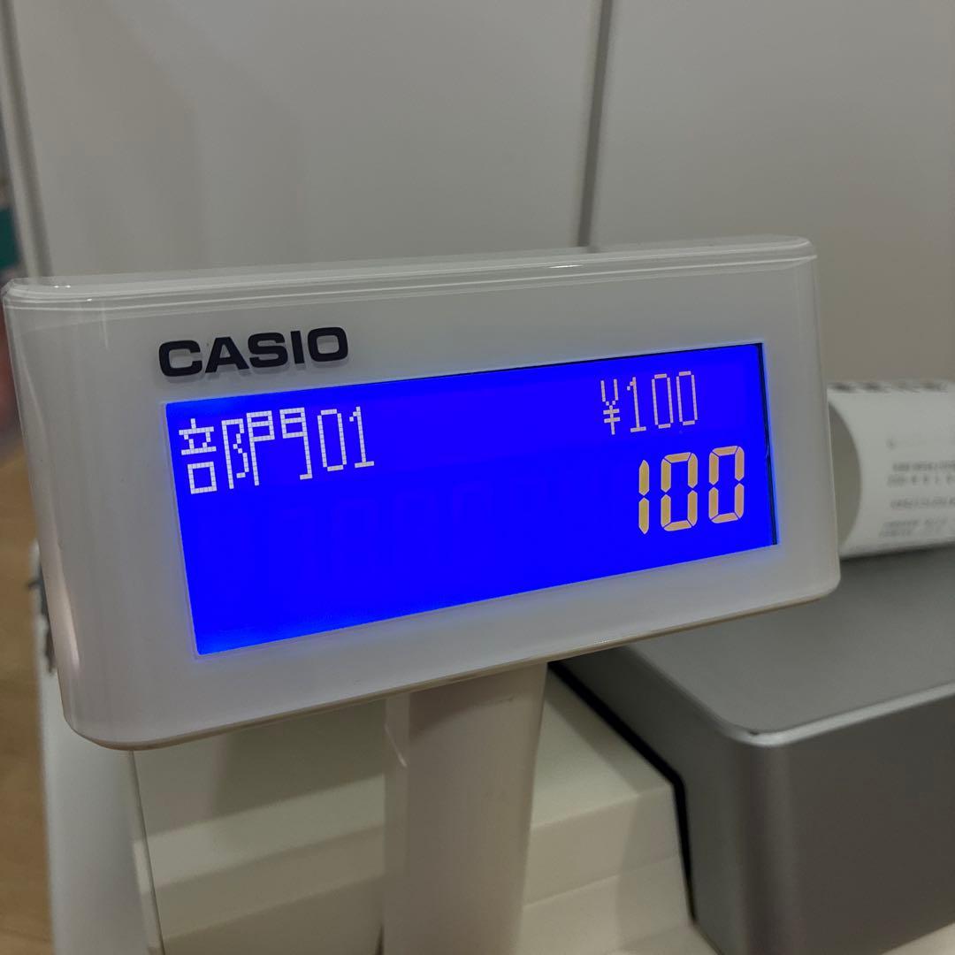 美品　動作ok 迅速配送！　CASIO　レジスター SR-S4000-20SWE