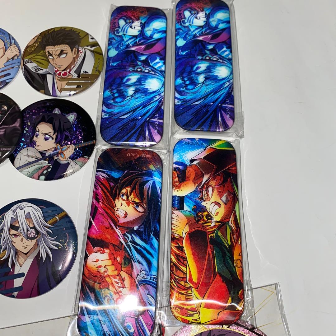 鬼滅の刃　缶バッジ　富岡義勇　不死川実弥　猗窩座　宇髄天元　胡蝶しのぶ　炭治郎