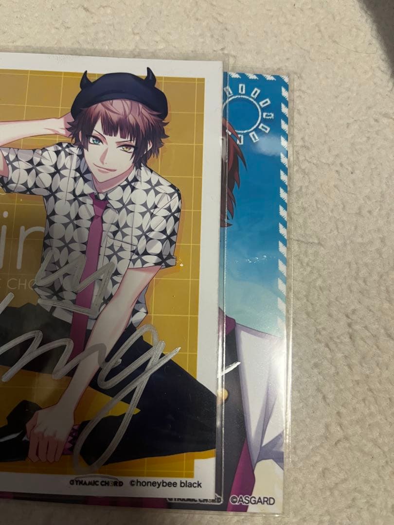 dynamic chord King サイン入りブロマイド 香椎玲音