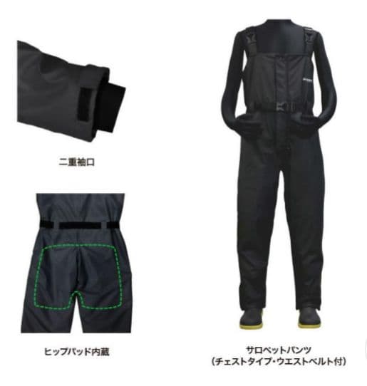 プロマリン　防水防寒ウインターPUマリンスーツ　3L