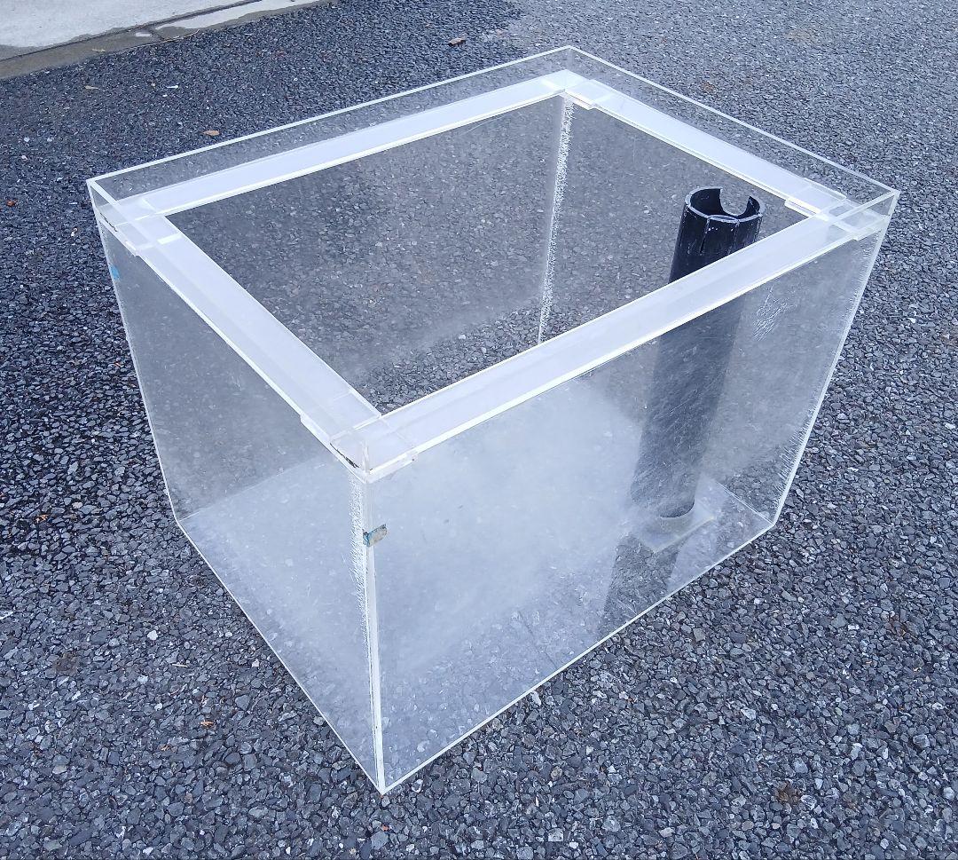 アクリル水槽 オーバーフロー水槽 600×450×450 ※水漏れなし