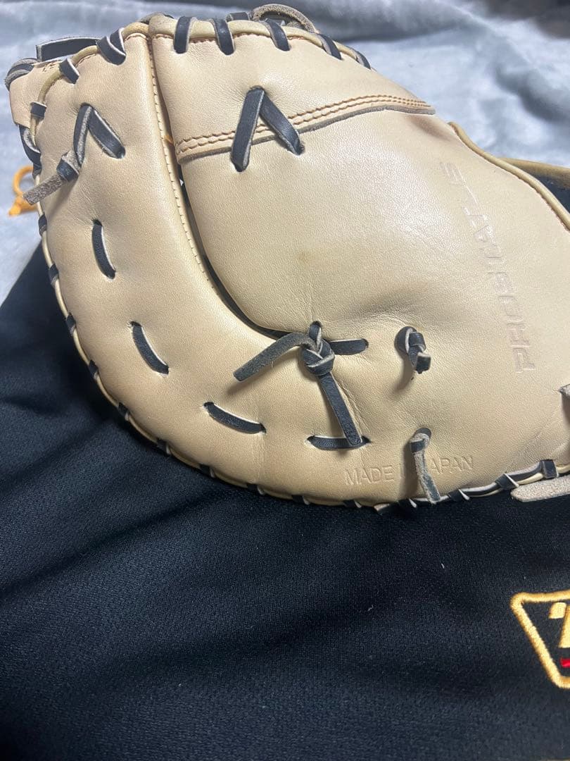 ZETTプロステイタス硬式グラブファーストミット