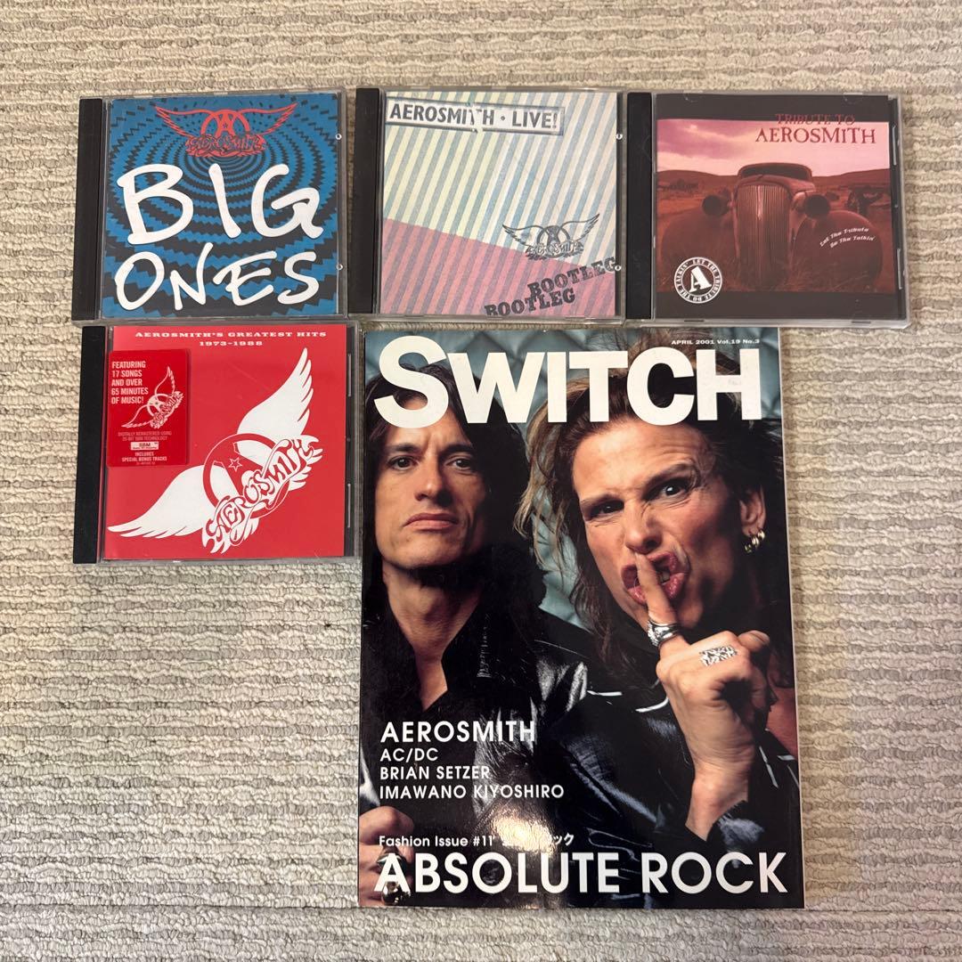 Aerosmith 関連CDコレクション＋雑誌Switch