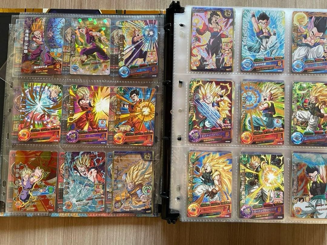 ドラゴンボールヒーローズカード312枚まとめ売り バインダーファイルおまけ付