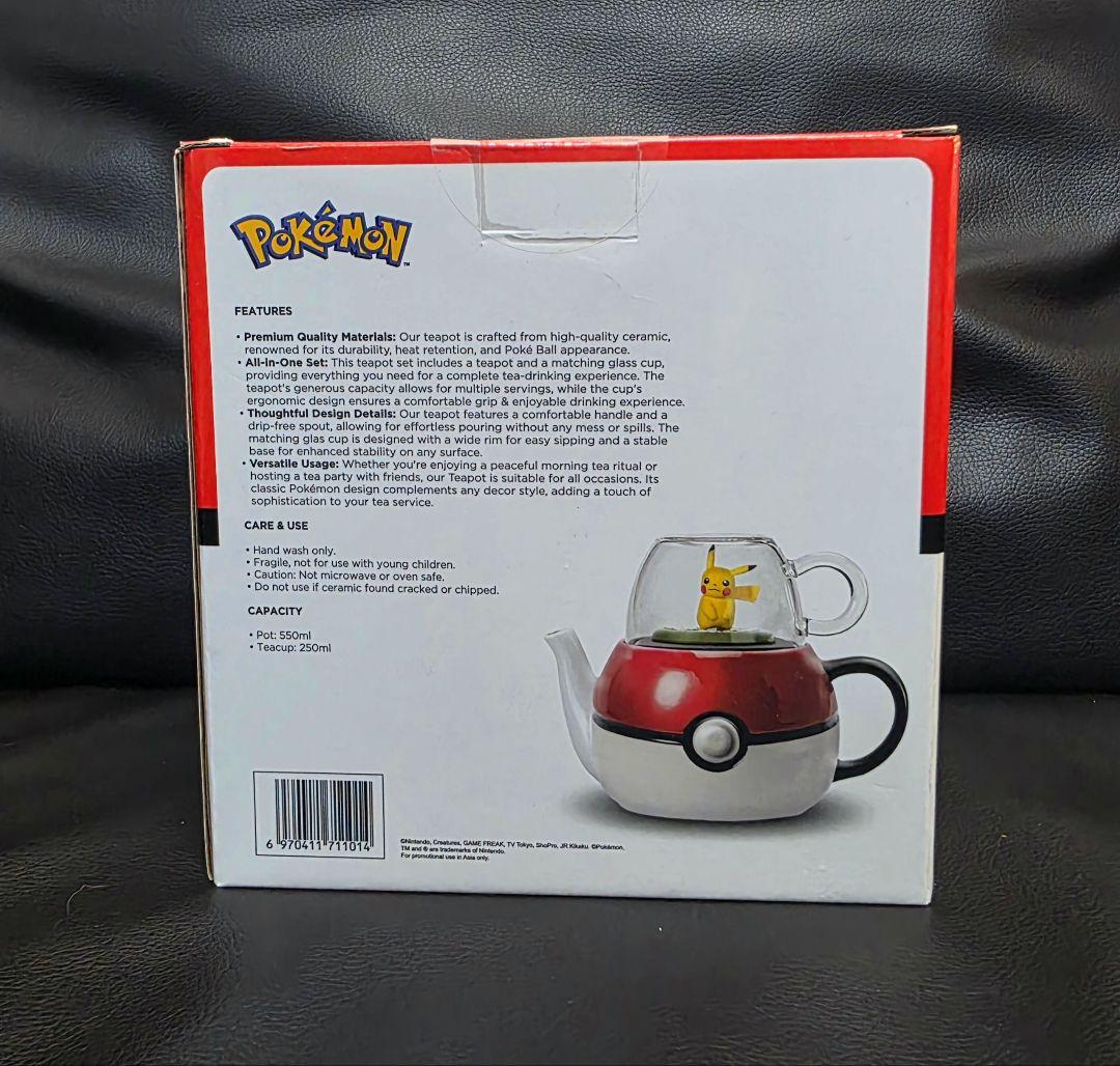 ★正規品★非売品 ポケモン ピカチュウ モンスターボール ティーポット 海外限定