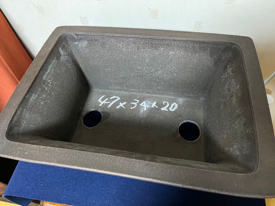 138 盆栽　盆栽鉢　植木鉢　和鉢　銭号