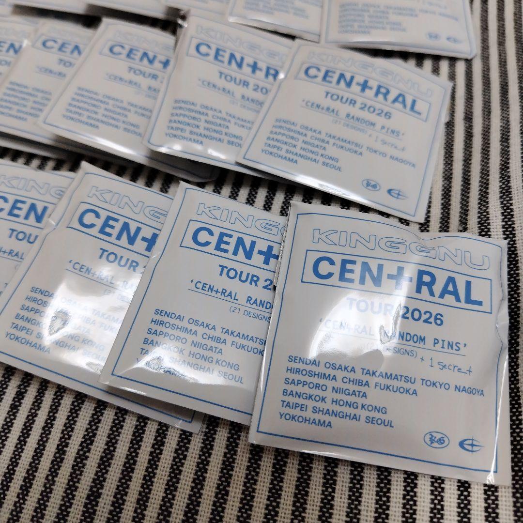 kingGnu ピンバッジ RANDOM PINS ピンズ CEN+RAL 全種