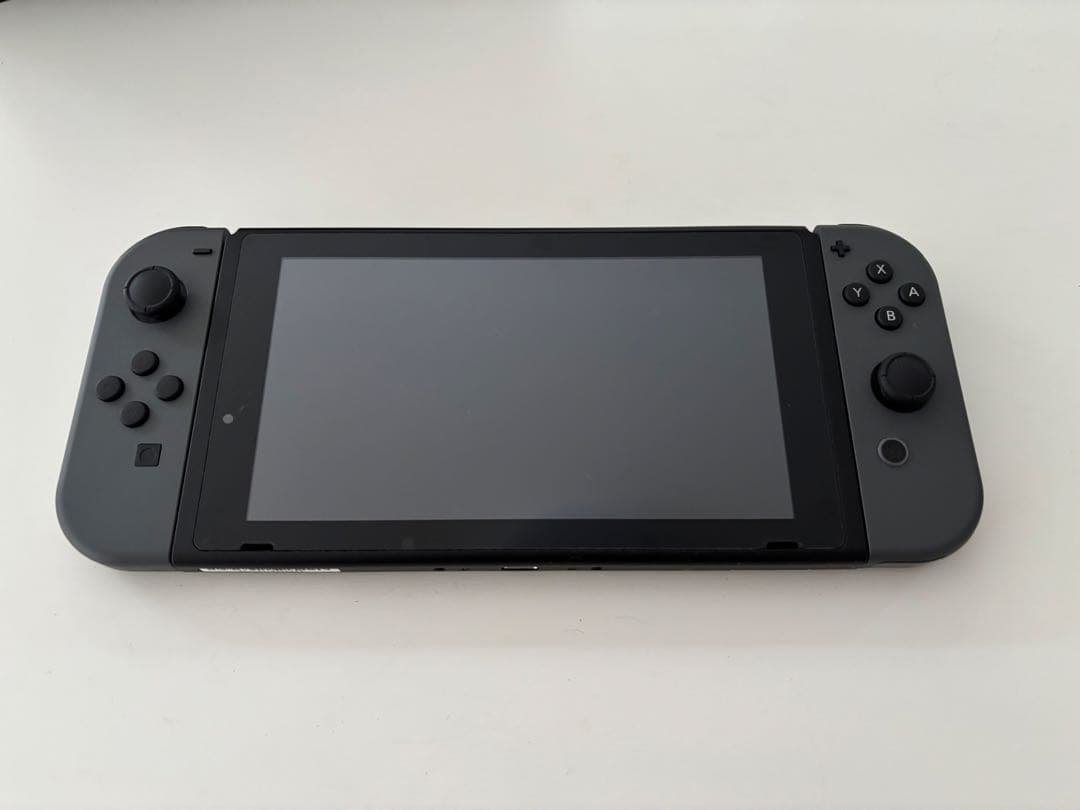 Nintendo Switch 本体 グレー 付属品 箱あり ソフト3本付き