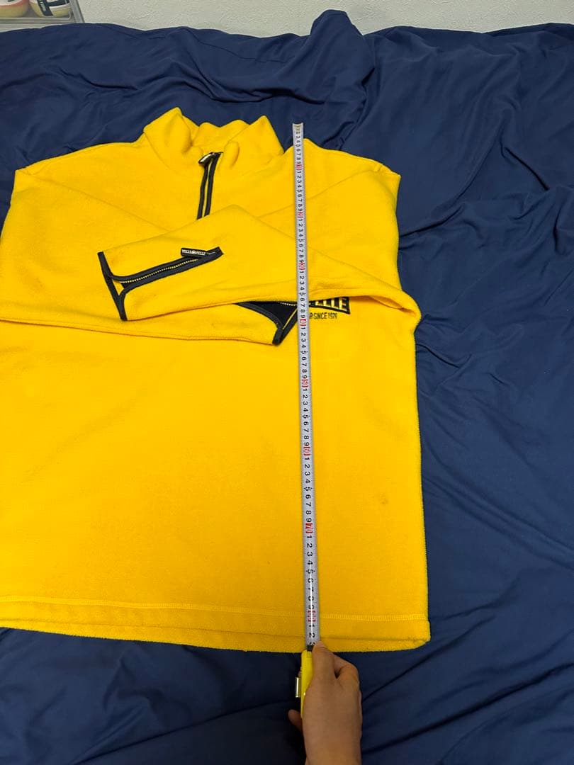PELLEPELLE イエローハーフジップウェア xl b系