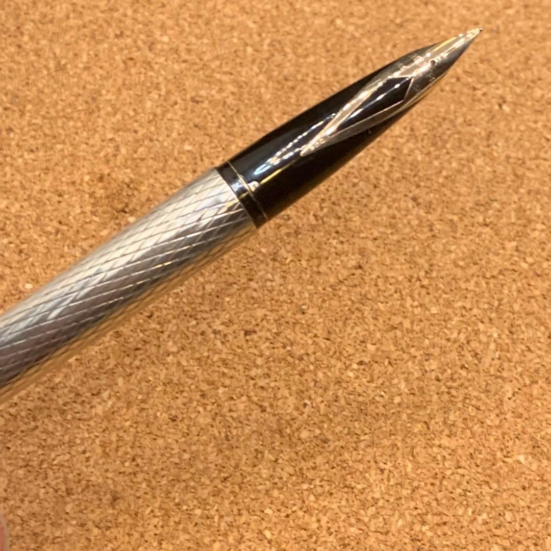 シェーファー　インペリアル　スターリングシルバー　万年筆　14K インレイドニブ