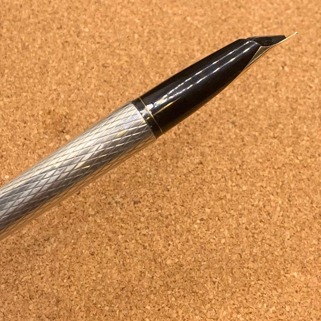 シェーファー　インペリアル　スターリングシルバー　万年筆　14K インレイドニブ