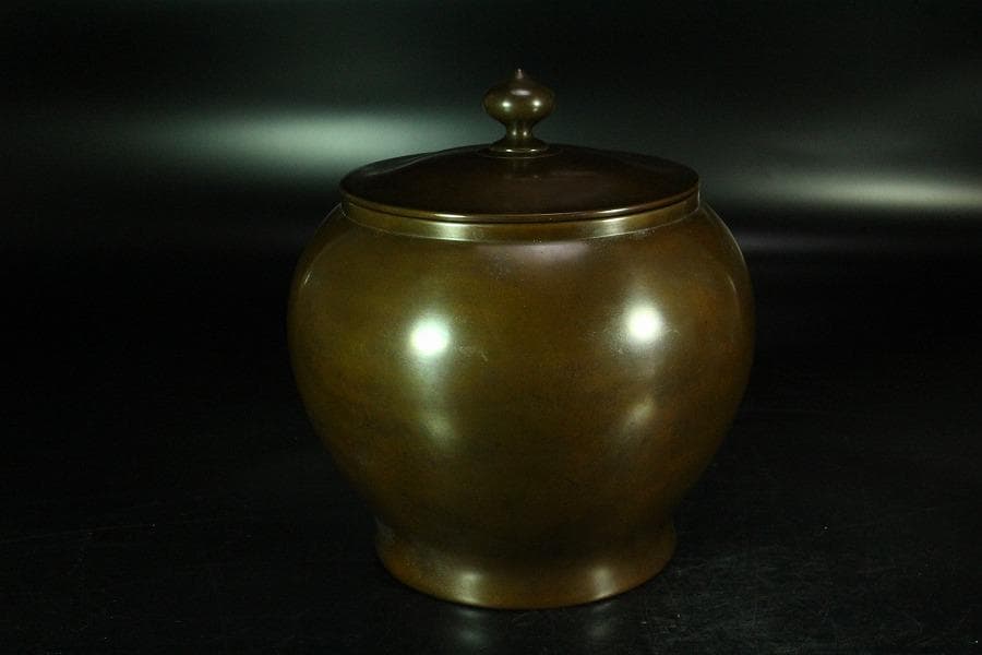 茶道具 堀政五郎作 銅 皆具揃 共箱(K-XA944)