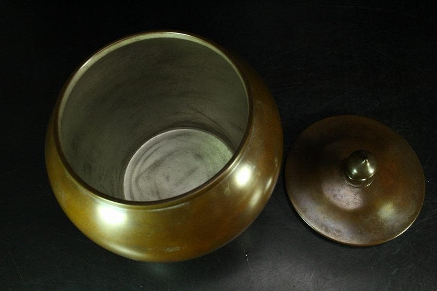 茶道具 堀政五郎作 銅 皆具揃 共箱(K-XA944)