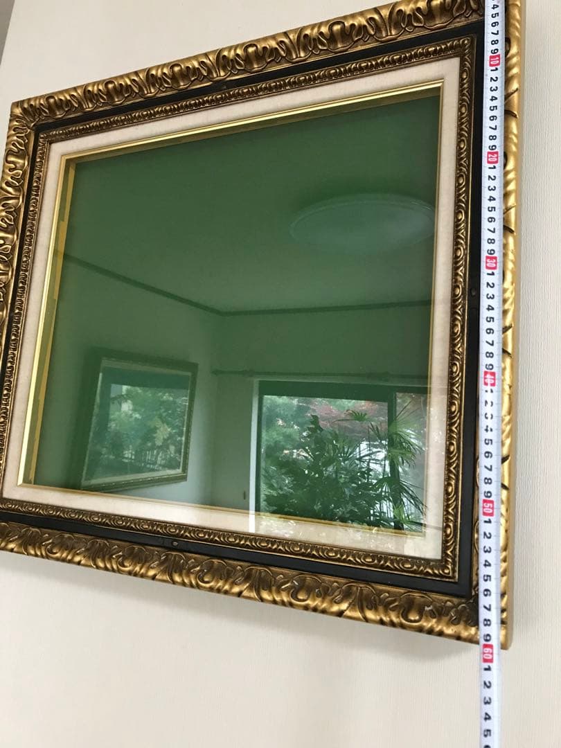 安心安全たのメル便発送＊アンティーク＊金色 油彩 額縁 約69cm x 61cm