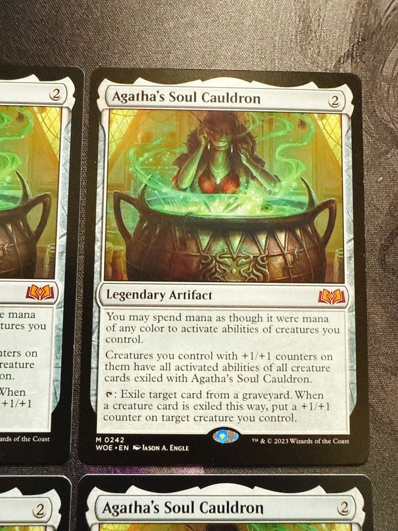 アガサの魂の大釜　英語　4枚セット