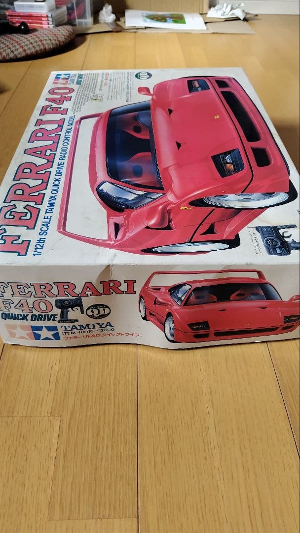 実働品 タミヤ FERRARI F40 1/10 クイックドライブ QD