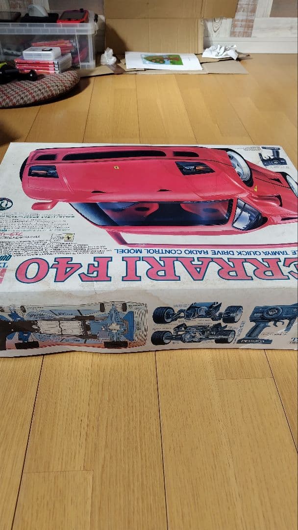 実働品 タミヤ FERRARI F40 1/10 クイックドライブ QD