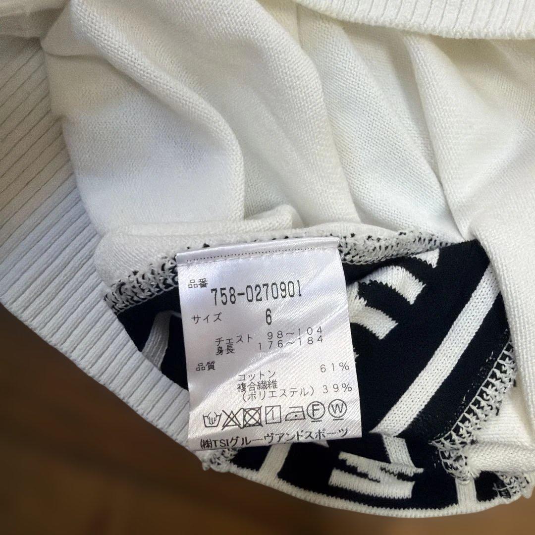 MASTER BUNNY EDITION ホワイトセーター　サイズ6