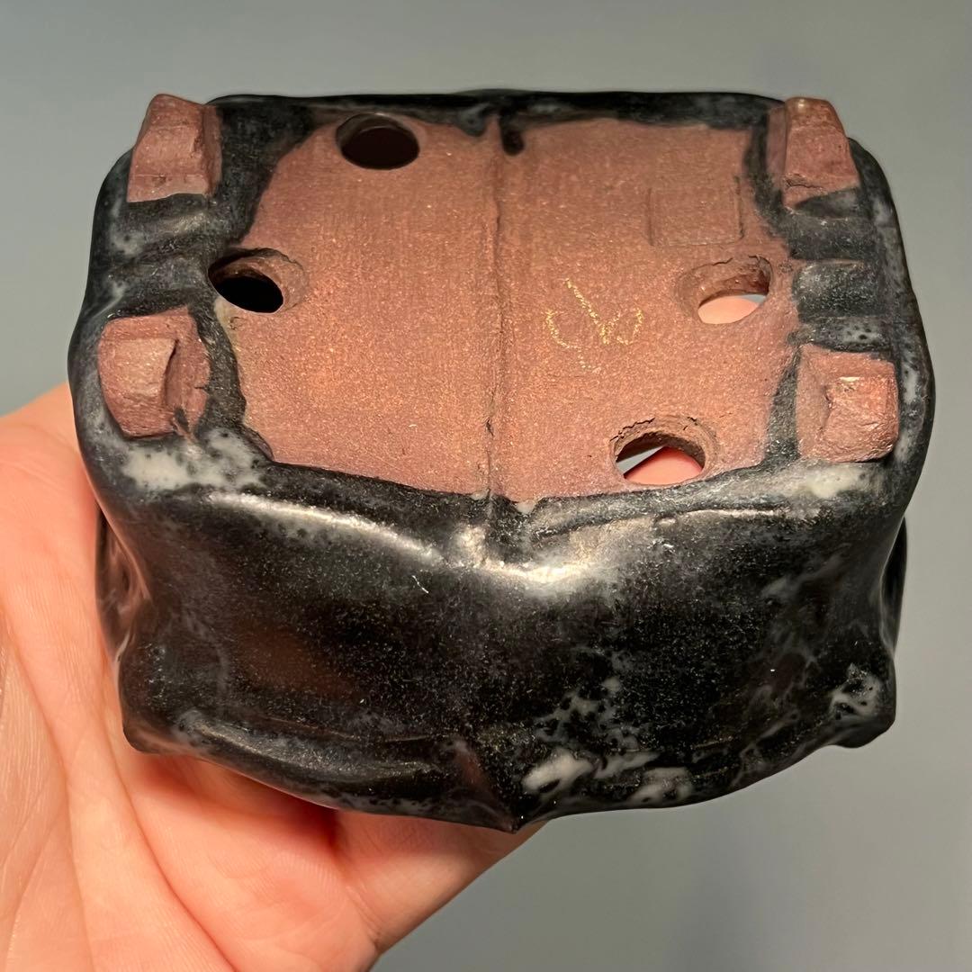 846.古鉢 盆栽鉢 植木鉢 山野草鉢 10*11.5*4.4cm