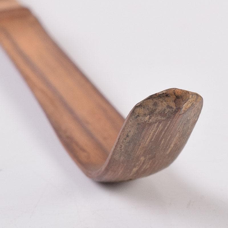 茶道具　不蔵庵龍渓作　茶杓　銘「若緑」　圓能斎書付　共筒共箱　C　R8962