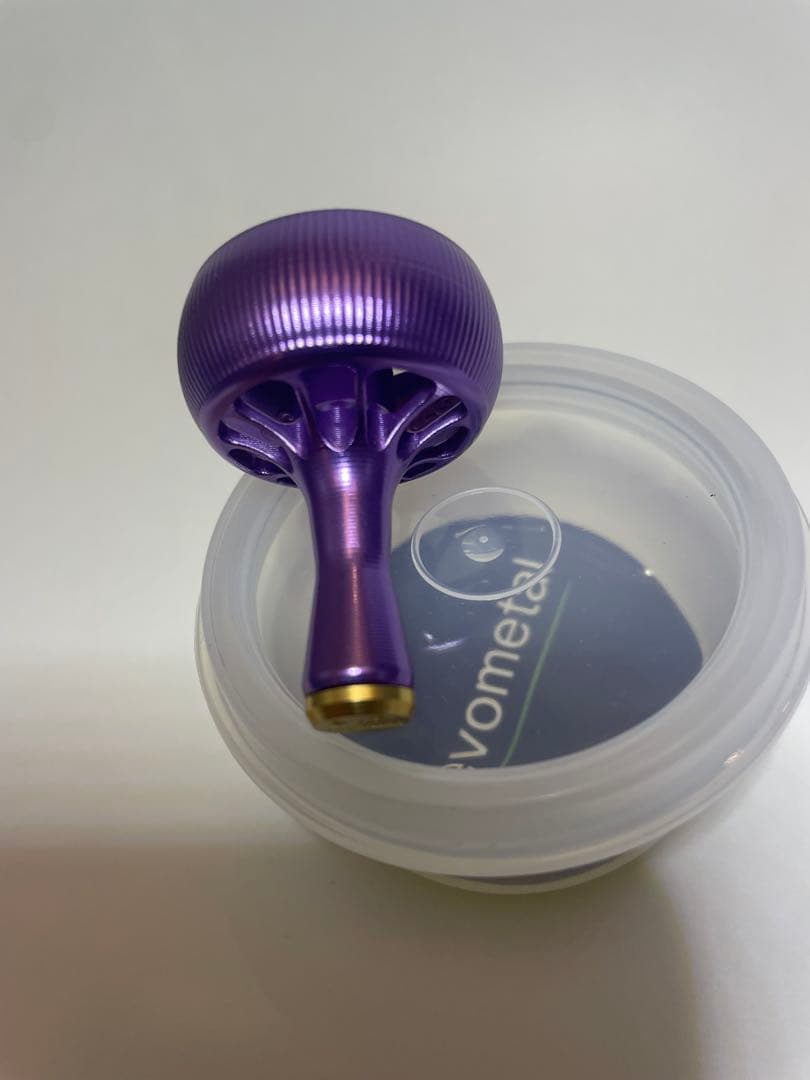 メタノブ32 パープル　スピニングリールパーツ