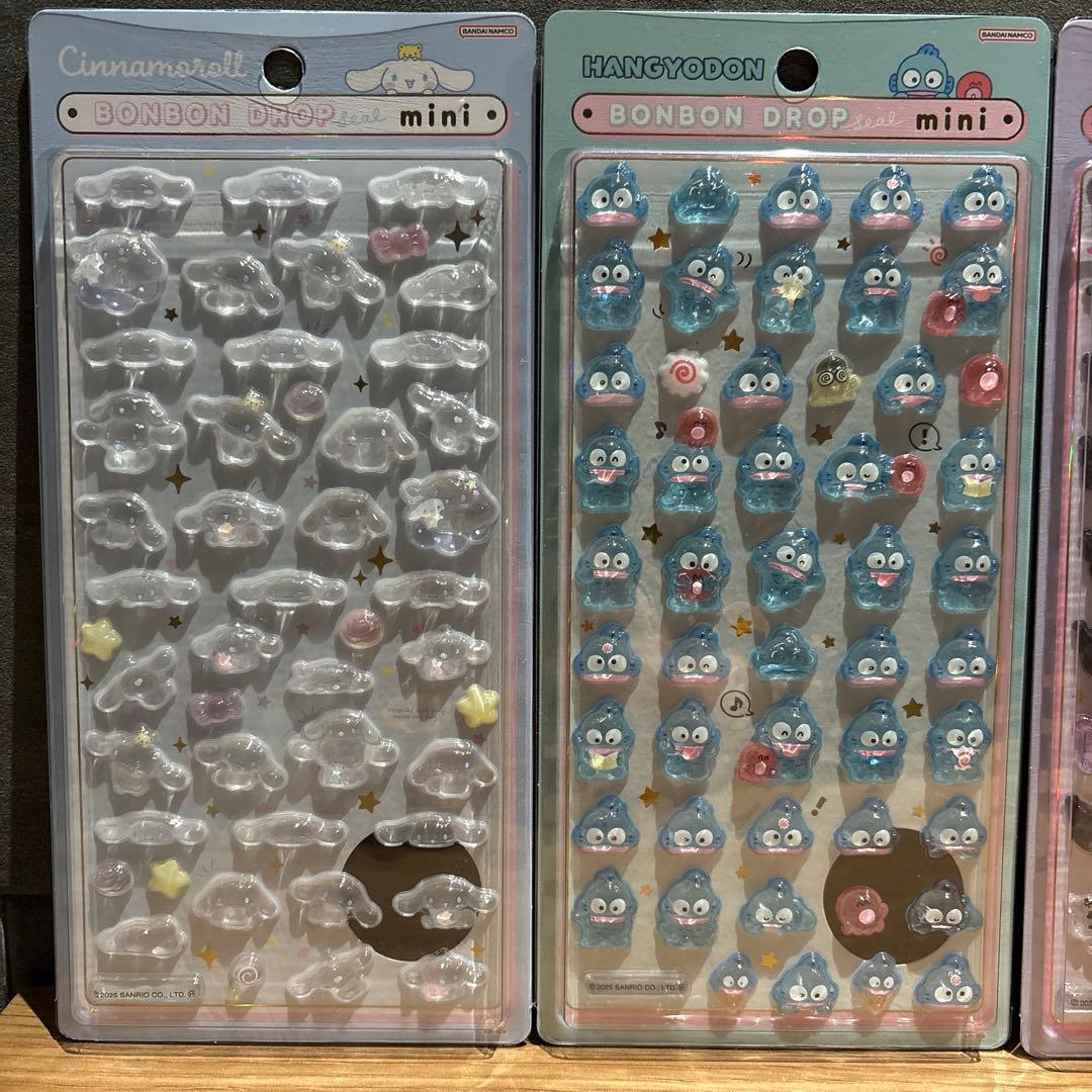 【サンリオ】ボンボンドロップシールmini全8種　 最新作