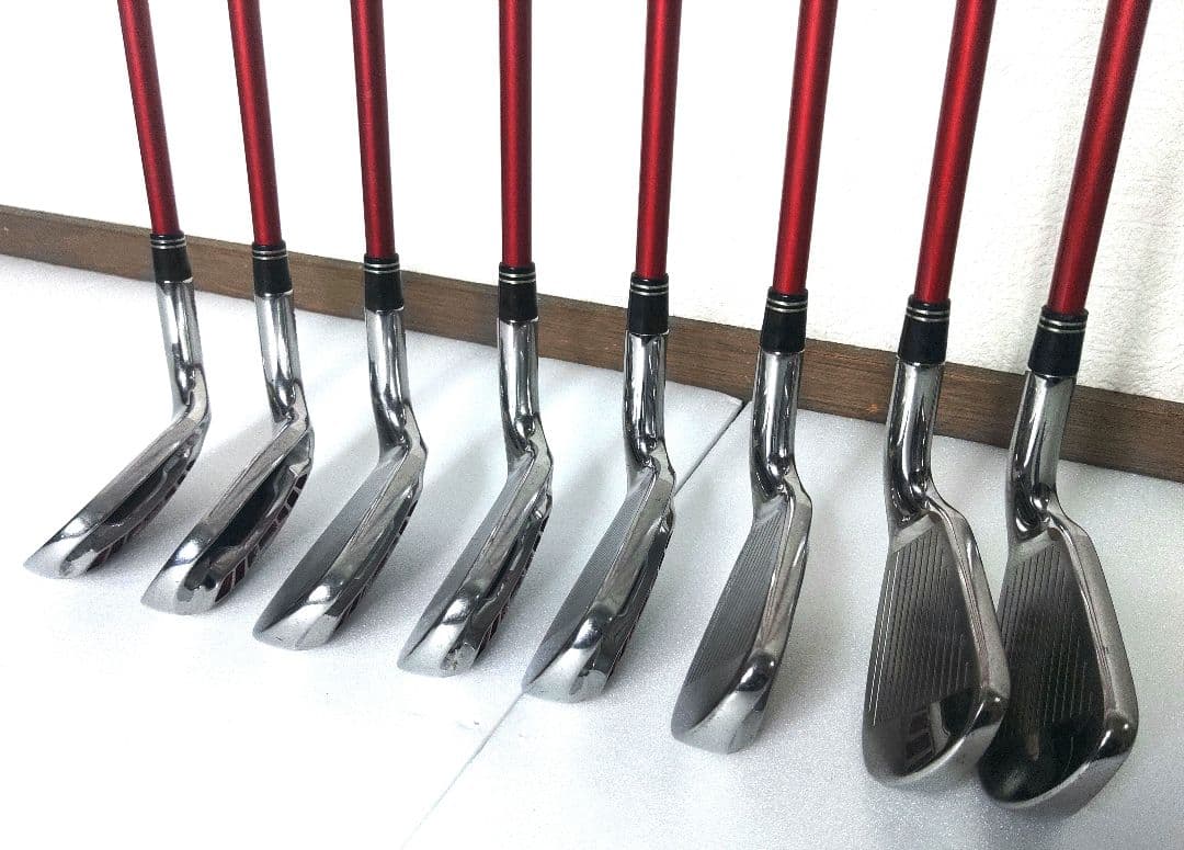 レフティ　テーラーメイド　バーナー　メンズ　アイアンセット　純正カーボン（S）