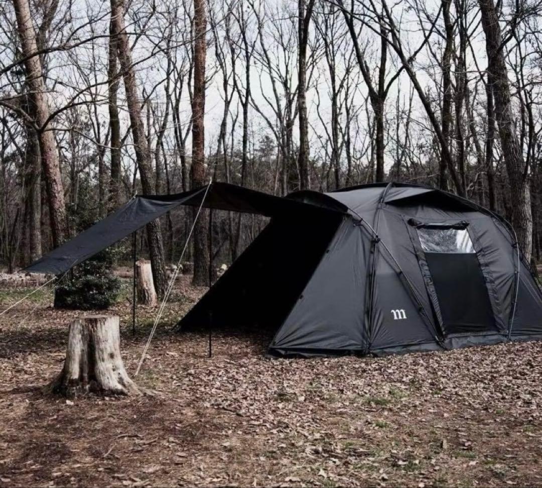 ムラコZIZ5p ツールームテントブラック&ムラコRECTA2SPARK タープ